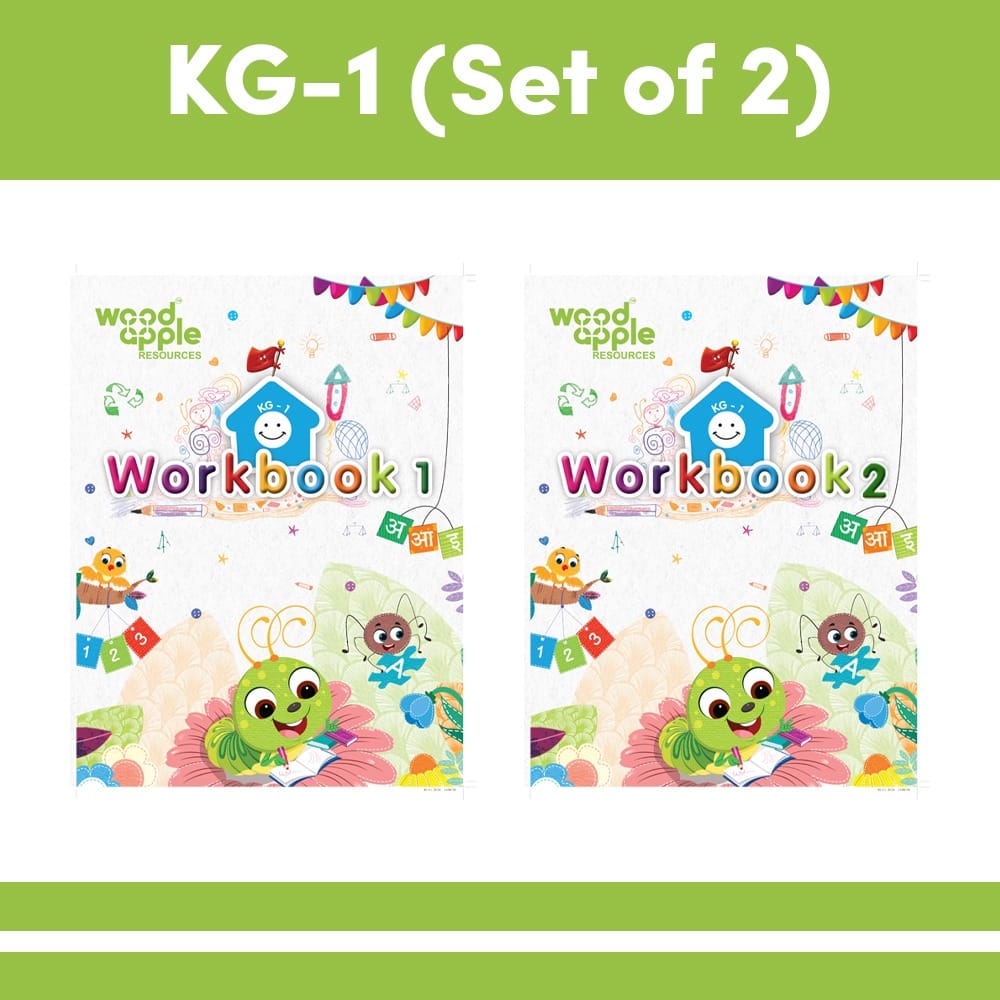 Workbook- KG-1 (Set of 2) - Woodapple Resources