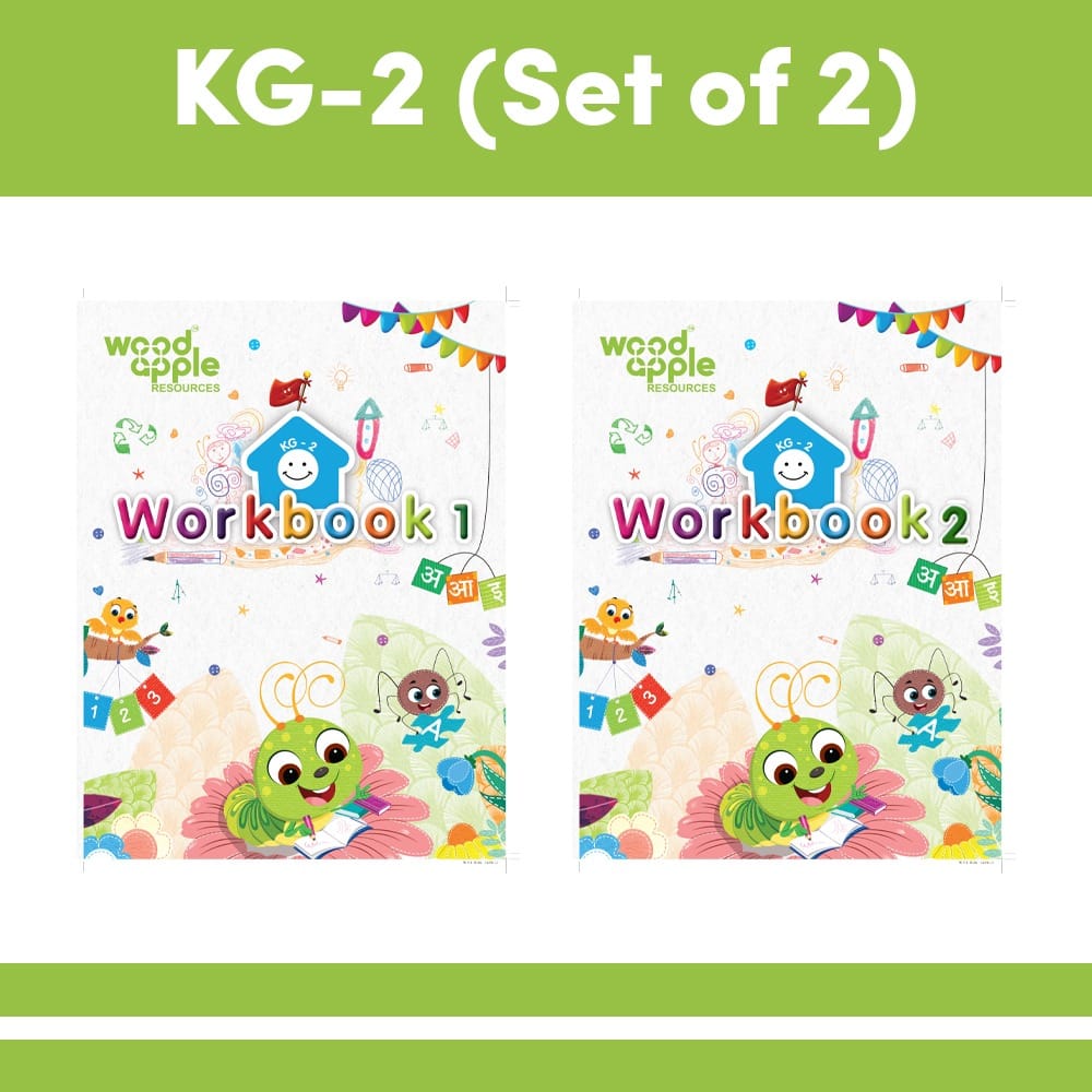 Workbook- KG-2 (Set of 2) - Woodapple Resources