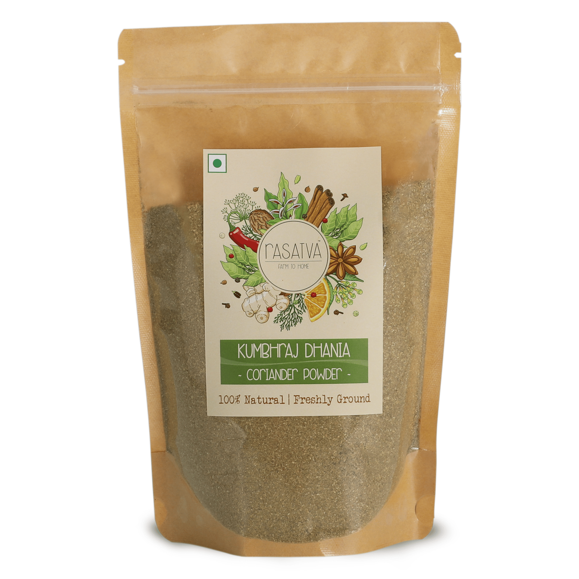 Rasatva Kumbhraj Dhania - Coriander Powder (250 gms)