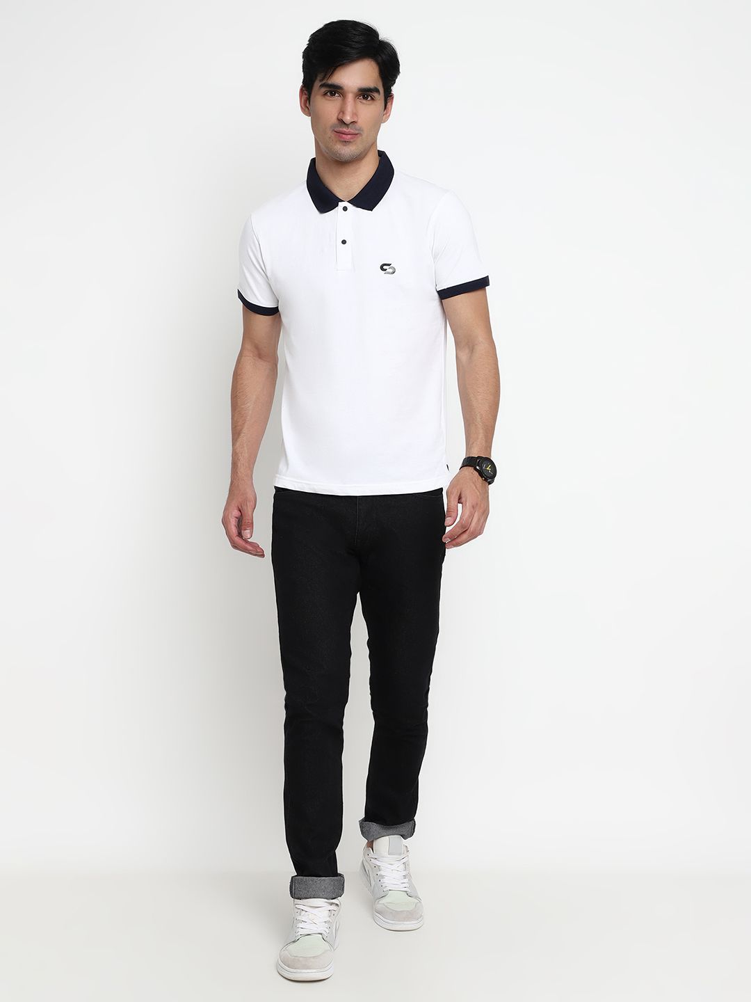 Spolei Men Athleisure T-shirt/ Bamboo Fabric/ Regular Fit/ Polo Tee