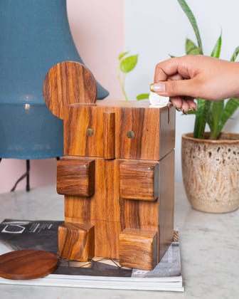 Wooden Coin Storage | Wooden Piggy Bank | Piggy Bank Koala