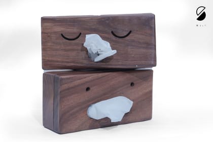 Wooden Tisue Box | Tisue Box | Double Side Tissue Box