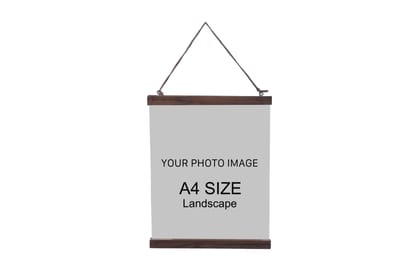 Modern Magnetic DIY Frame, Wooden Frame Hanger for Photo, Picture, Canvas, Artwork, Print and Wall Hanging, A4 & A5 Size