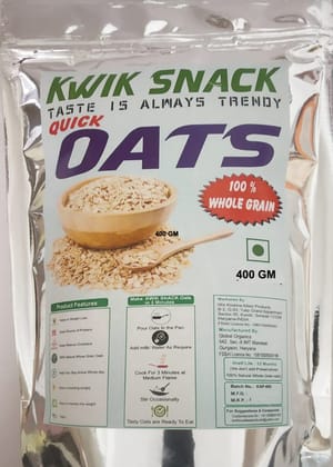 KWIK SNACK QUICK OATS - 400 GM