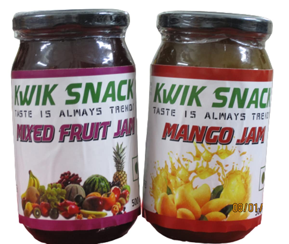 KWIK SNACK COMBO PACK OF MIXED FRUIT JAM & MANGO JAM