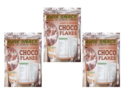 Crispy & Crunchy CHOCO FLAKES (3 X 300 GM) - 900 GM