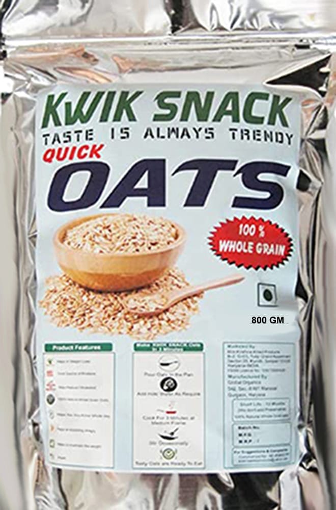 KWIK SNACK QUICK OATS 800 GM