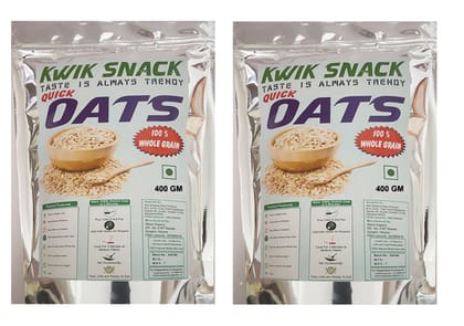 COMBO PACK OF 2 QUICK OATS (2 X 400 GM)