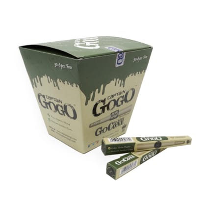 CAPTAIN GOGO Pre Rolled 56 cones rolling paper hemp pre-rolled King Size 13 gsm Paper Roll (Set of 1, Hemp)