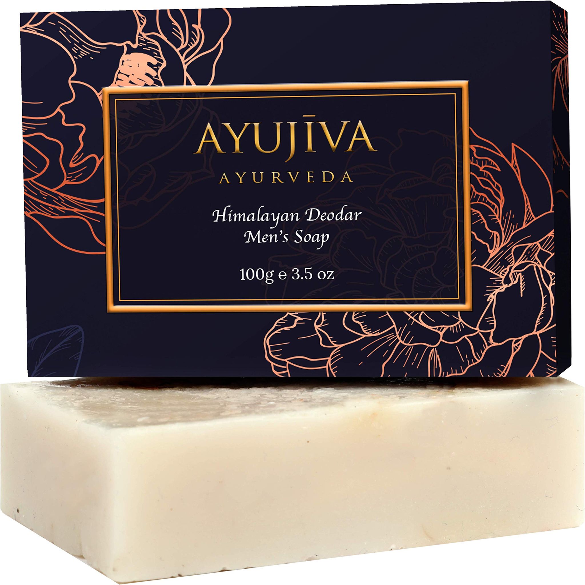 AYUJIVA Himalaya Deodar Soap For Men-100 g