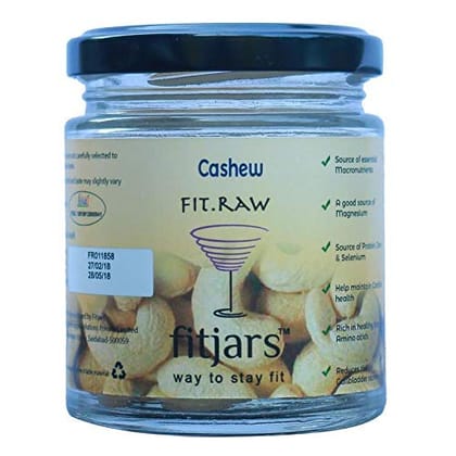 Fitjars Cashews Dry Roasted Premium(Kaju)-100 gm