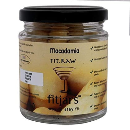 Fitjars Macadamia Dry Roasted-100 gm