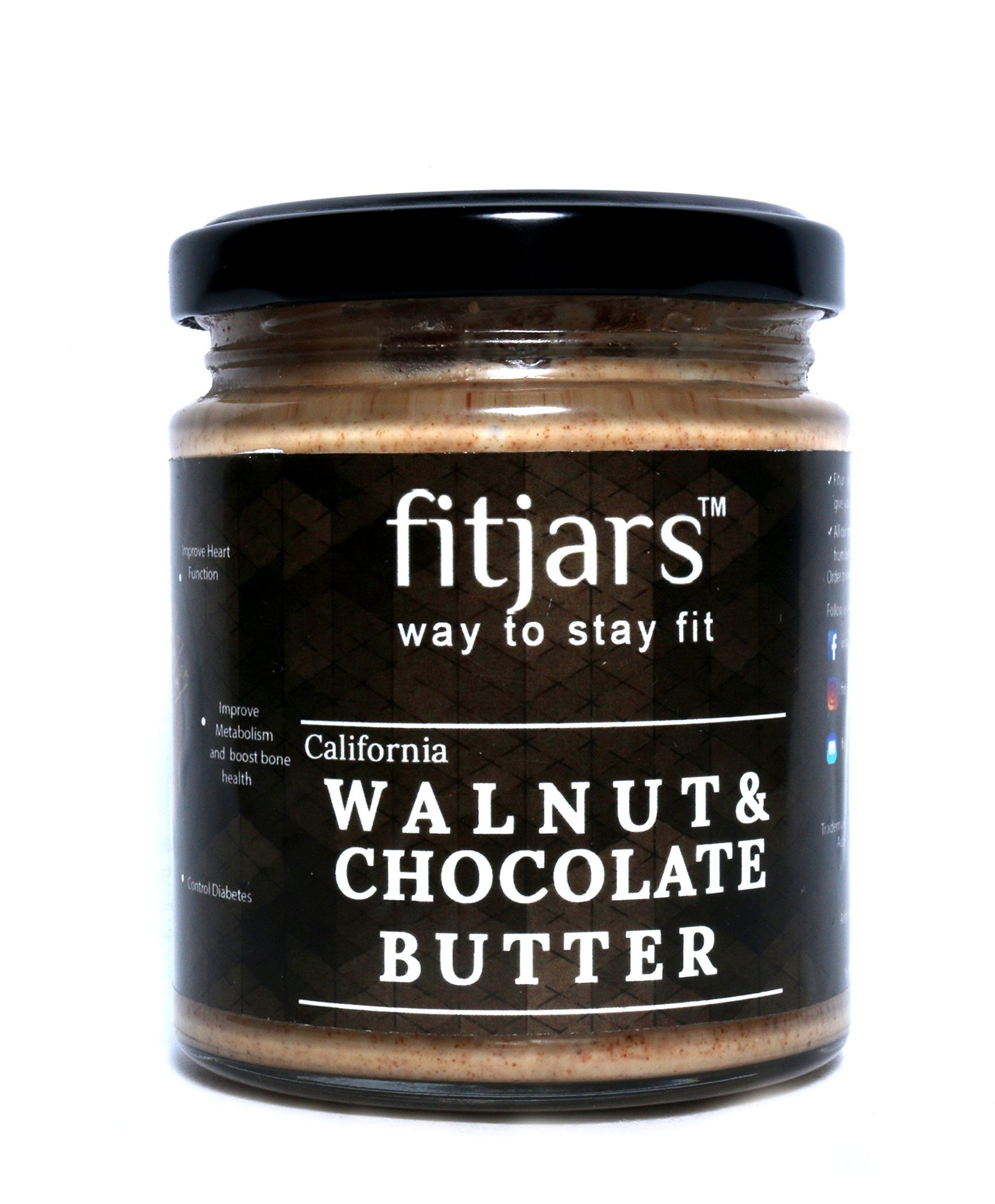 FITJARS Walnut Chocolate Butter 200 gm