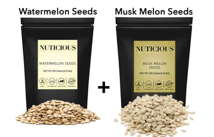 NUTICIOUS � Watermelon Melon Seeds, Musk Melon Seeds, 250 GM X 2..(Dry Fruit , Nuts & Berries )�