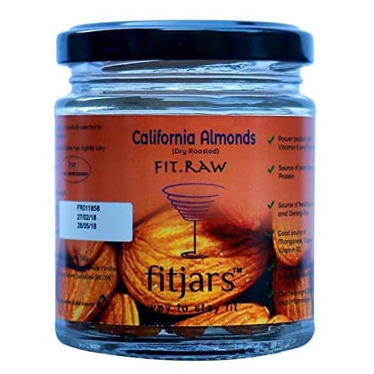 Fitjars Almond California (Badam),Dry Roasted-100 gm