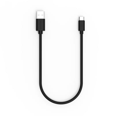 0.25 Meter PVC Black-Mini Cable, twance  Type C To USB fast Charging & data async Cable