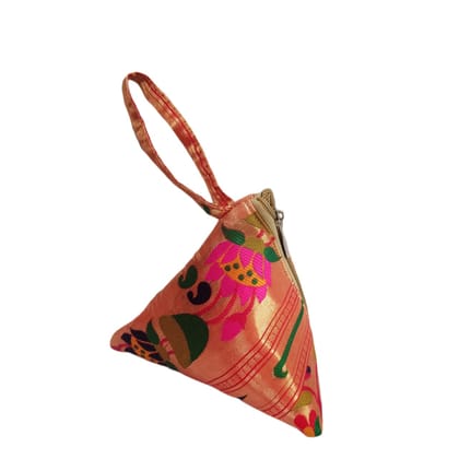 Paithani Samosa Pouch