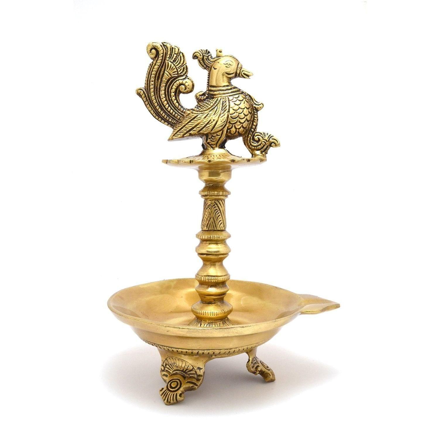 Bird Oil diya stand small size - 5*6*12 inch (BS1207 A)