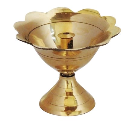 Brass Dev das Deepak No. 2 - 2.2*2.2*1.7 inch (Z241 D)