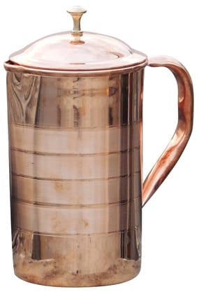 Pure Copper Jug 1.6 Litre - 5*5*9 inch (BC120 A)