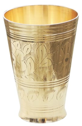 Lassi Glass Brass - 450 ml  - 3.5*4.7*5 inch (BC113 D)