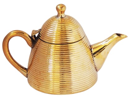 Brass Tea Pot Kettle 450 ML - 8*4.5*5.5 inch (Z273 B)