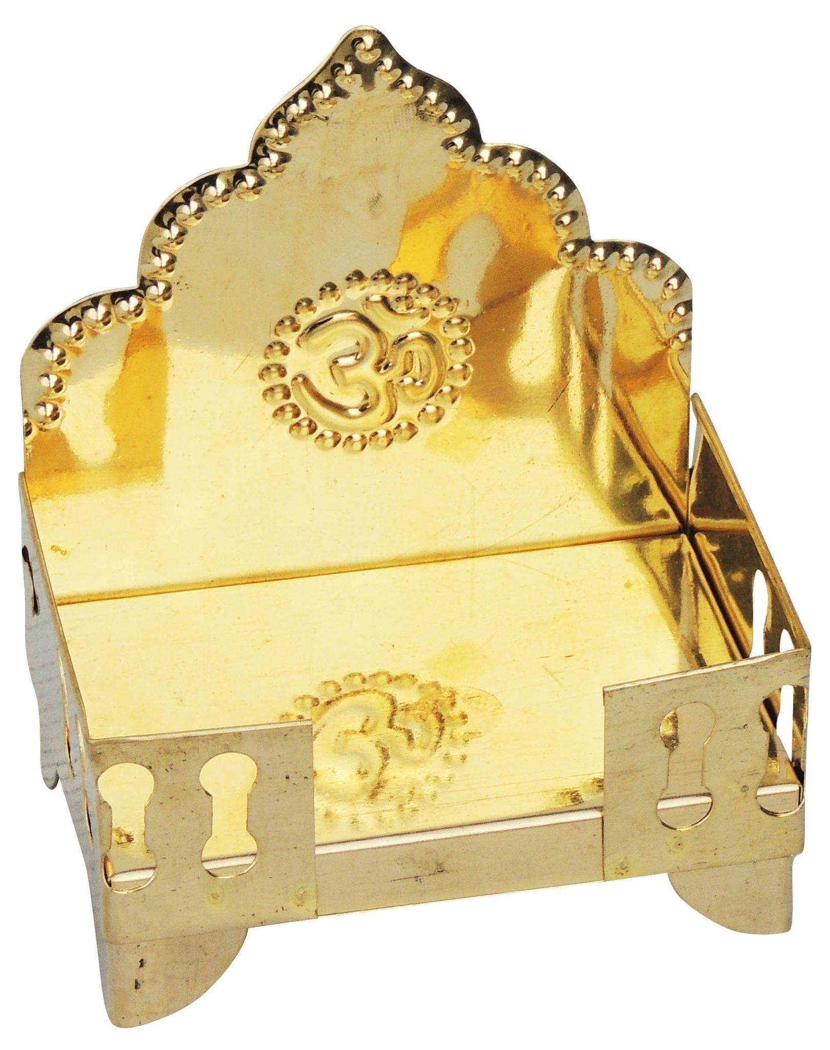 Brass Singhansan Sheet For God Idol No. 3  - 4.5*3.1*5.4 inch (Z185 C)