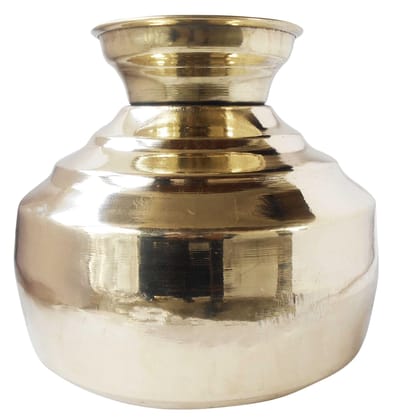 Brass Matka, 5 Liter - 9*9*9 inch (Z418 E)