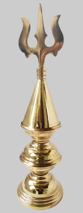 Brass Solid Kalash - 3.5*3.5*13.5 inch (Z397 C)