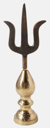 Brass Kalash Trishul No. 1  - 1.3*1.3*6.5 inch (Z394 A)