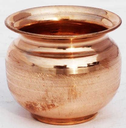 Copper Lota, 350 ML   - 4.5*4.5*3.8 inch (Z390 E)