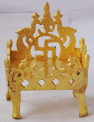 Brass Shingasan Dhalai For God Idol  - 4*2.5*5 inch (Z324 A)