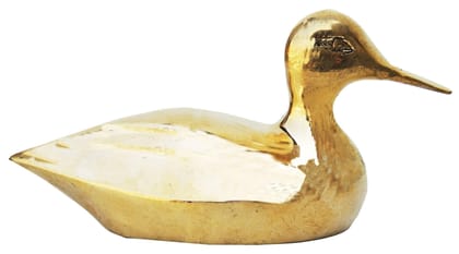 Brass Showpiece Duck Pair Statue - 5.2*2.5*3 inch (AN095)