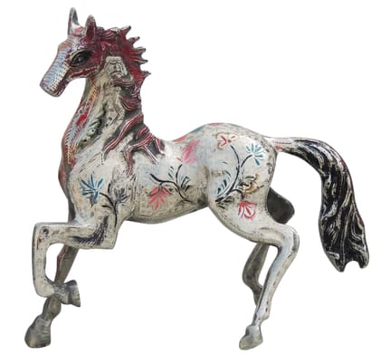 Brass Showpiece Horse Statue - 11*3*11 Inch (AN031)