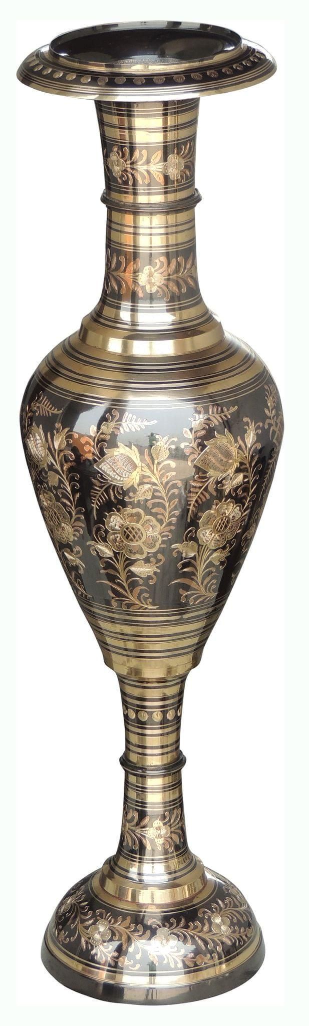 Brass Home & Garden Decorative Flower Pot, Vase - 9.5*27.5*35.5 Inch (F611/36)