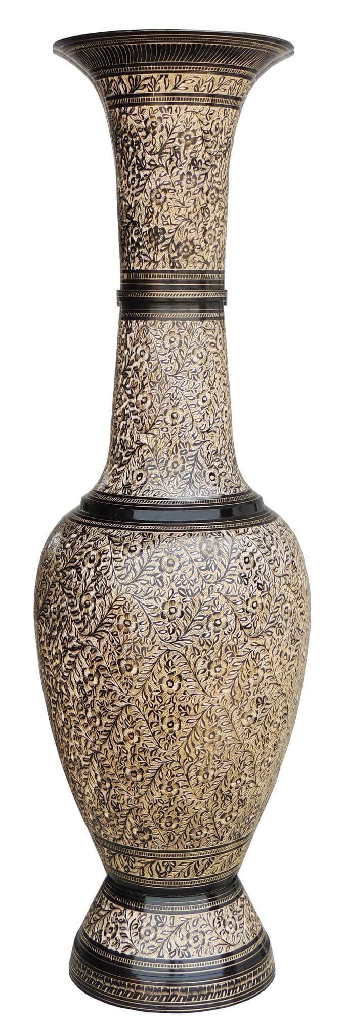 Brass Home & Garden Decorative Flower Pot, Vase - 8.8*27*29.5 Inch (F583/30)