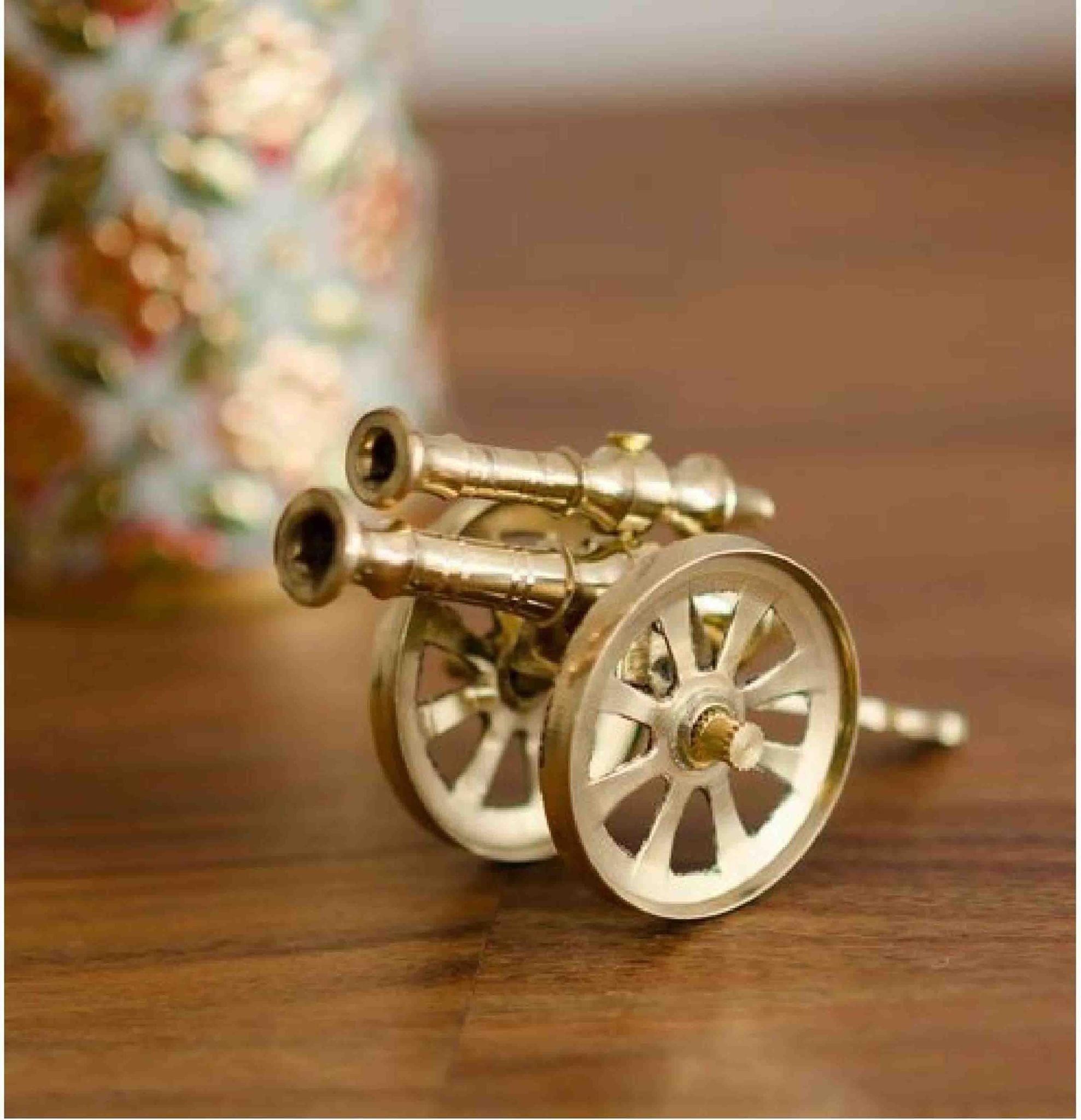 Brass Small Toop Cannon No. 5 - 4.4*2.2*2.6 inch (Z172 C)