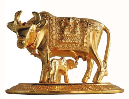 Showpiece Cow Statue - 6.5*4.8*5 inch (AS217 G)