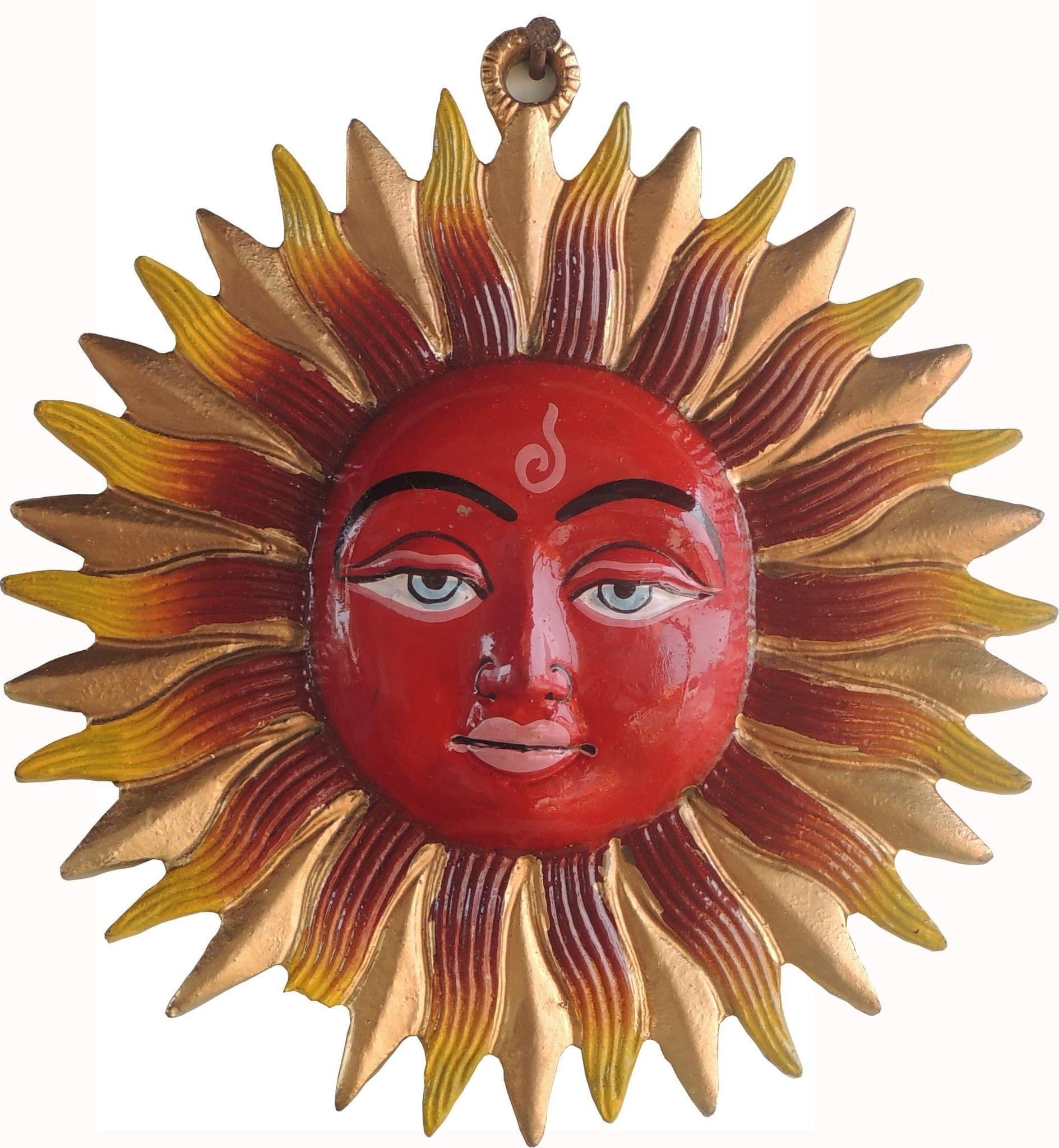 Aluminium Showpiece Sun Statue - 7.2*1.2*7.7 Inch (AS210 A)