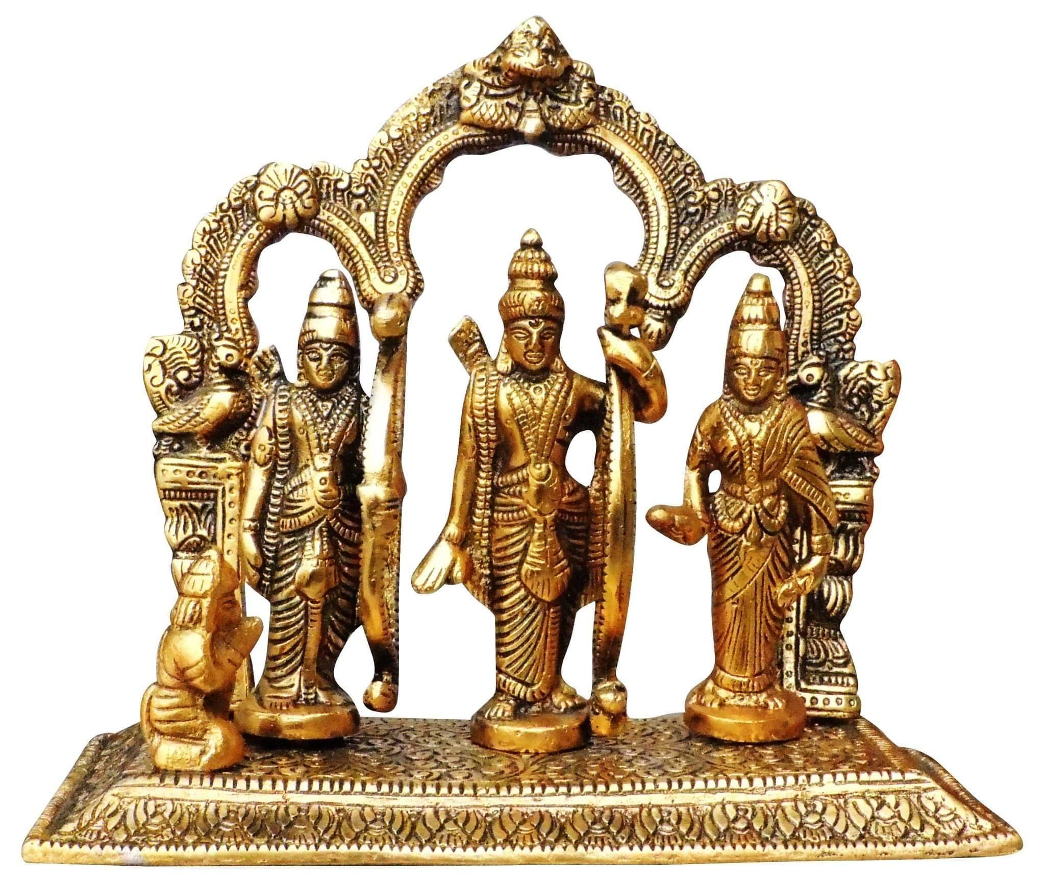 Showpiece Ram Darbar Statue - 8.3*4.3*7 inch (AS270 G)