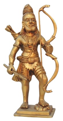 Brass Showpiece Parshuram God Idol Statue - 5*2.5*10.5  Inch (BS1339 C)