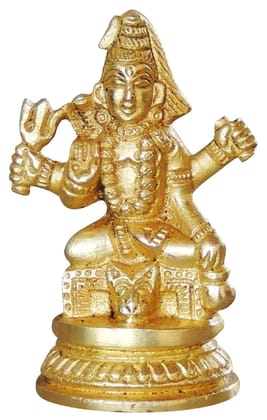 Brass Showpiece Shiv Ji Idol Statue  - 1.5*1*2.5 inch (BS856 C)