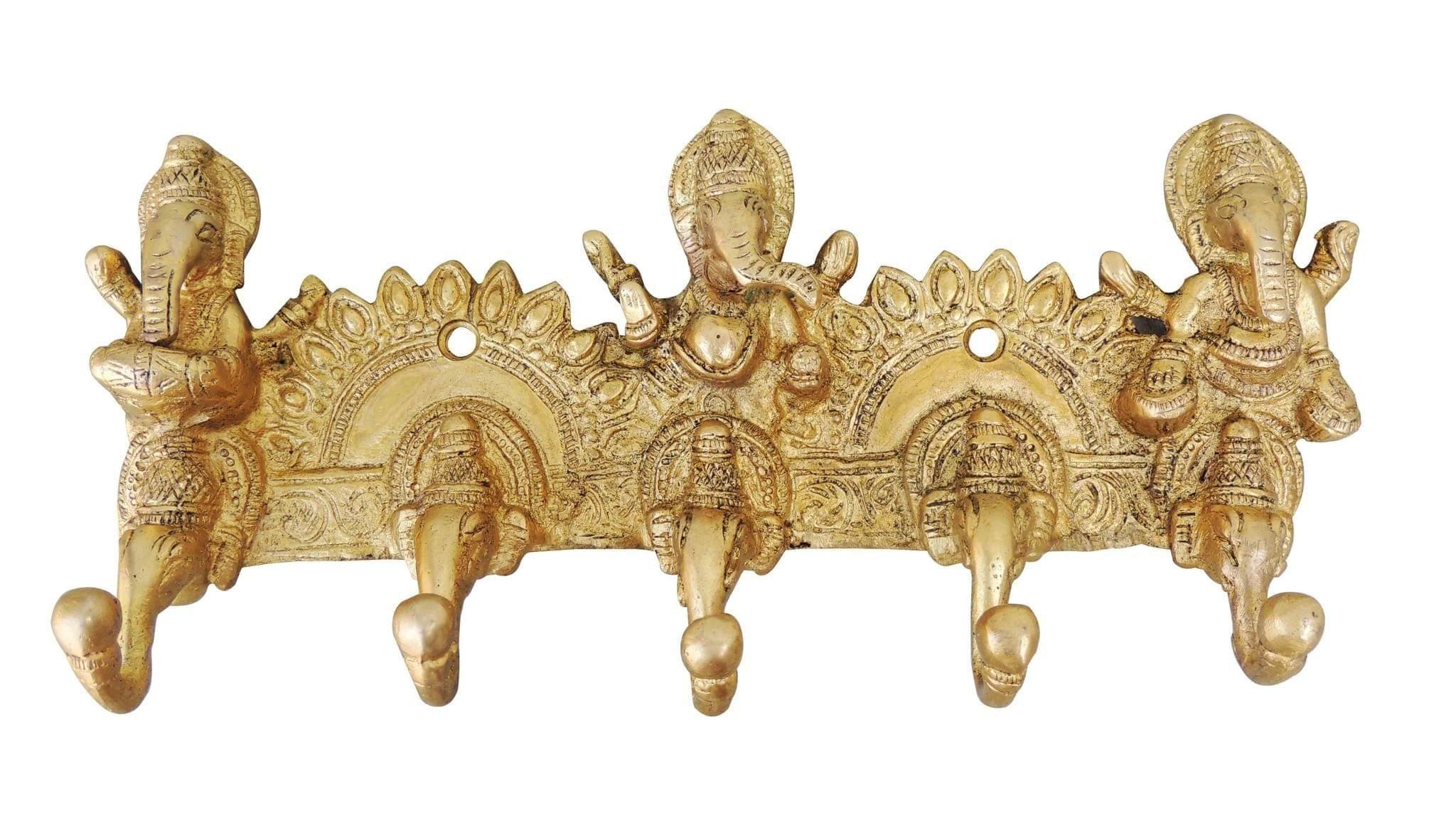 Key Holder 5 Ganesh-10*2*4.5 Inches (BS950 B)