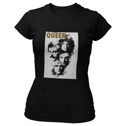 EqualLife Printed T Shirts-Tribute to Queen-Freddie Mercury-Rock Music-Design-2-by ZingerTees-Women-EEL9120490