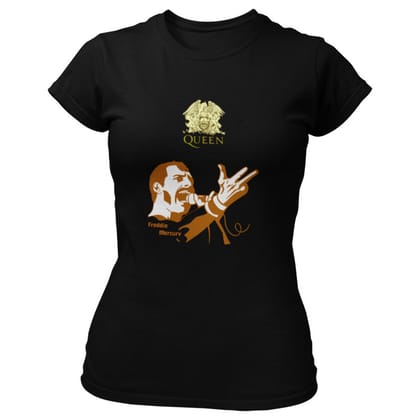 EqualLife Printed T Shirts-Tribute to Queen-Freddie Mercury-Rock Music-Design-10-by ZingerTees-Women-EL9120498