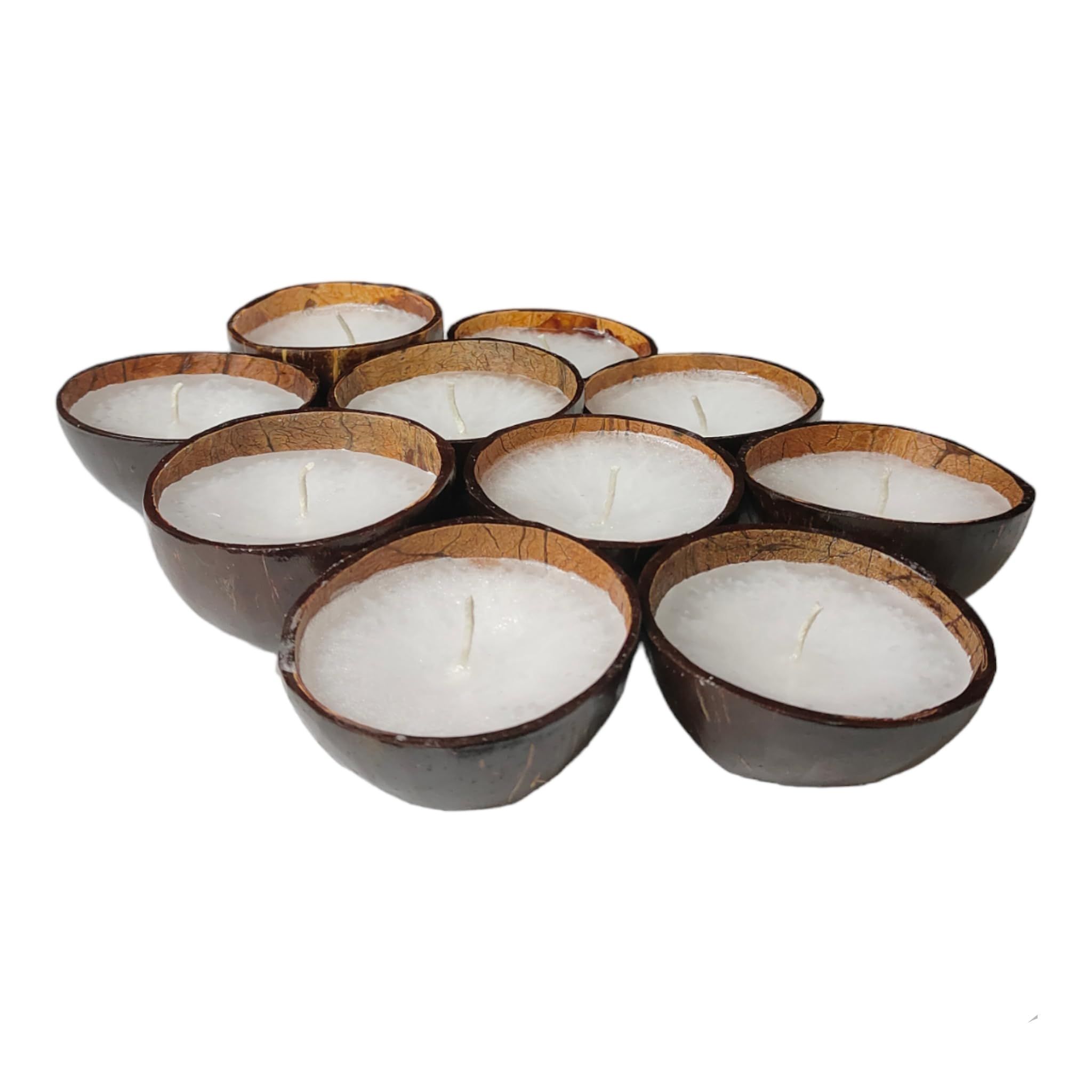 Coconut Shell Candle 100 g Combo Pack