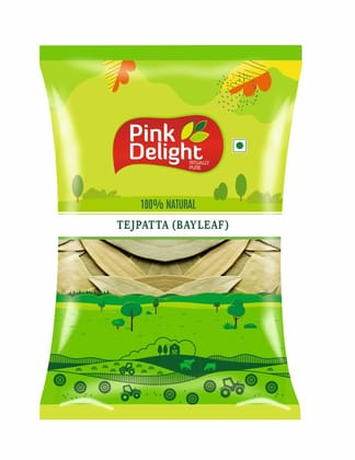 Pink Delight Spices | Tej Patta (Bayleaf) | Natural & Organic Whole Spices | 100 Gm Pack