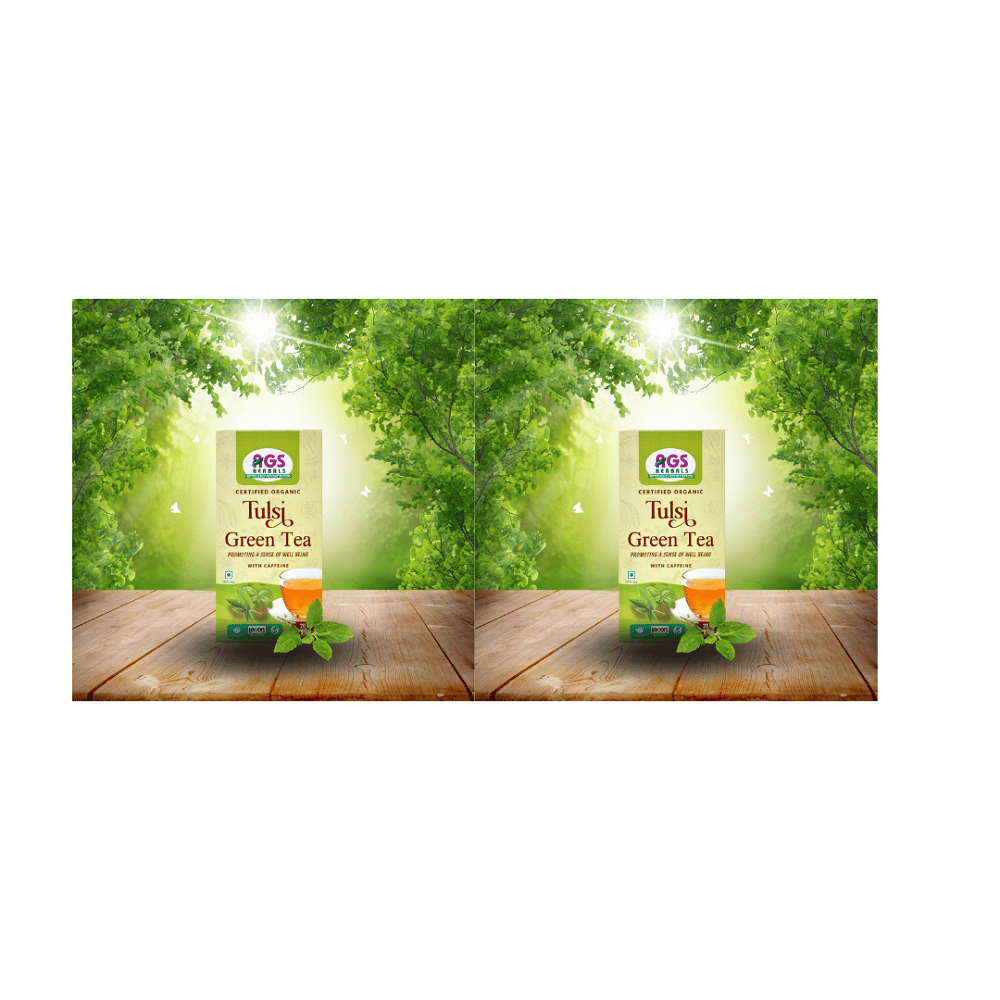 Tulsi Green Tea (Pyramid) Pack of Two