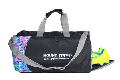 Mount Track 30 LTR Sports Duffle Gym Bag with Shoes Compartment