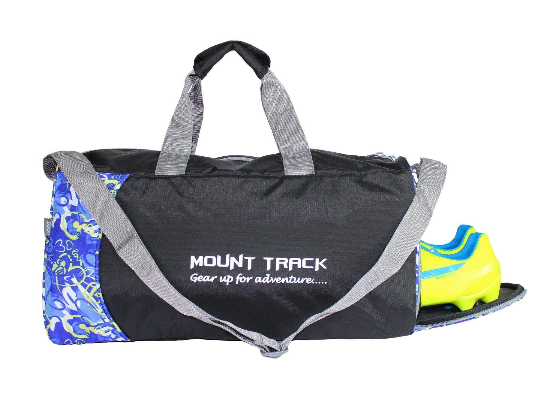 Mount Track 30 LTR Sports Duffle Gym Bag with Shoes Compartment